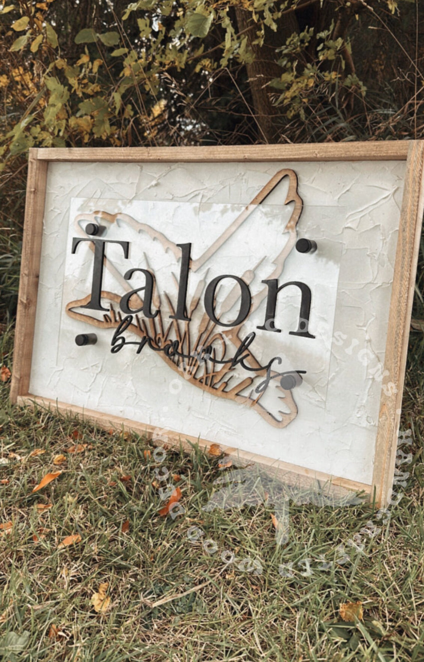 Duck Themed Acrylic Signs